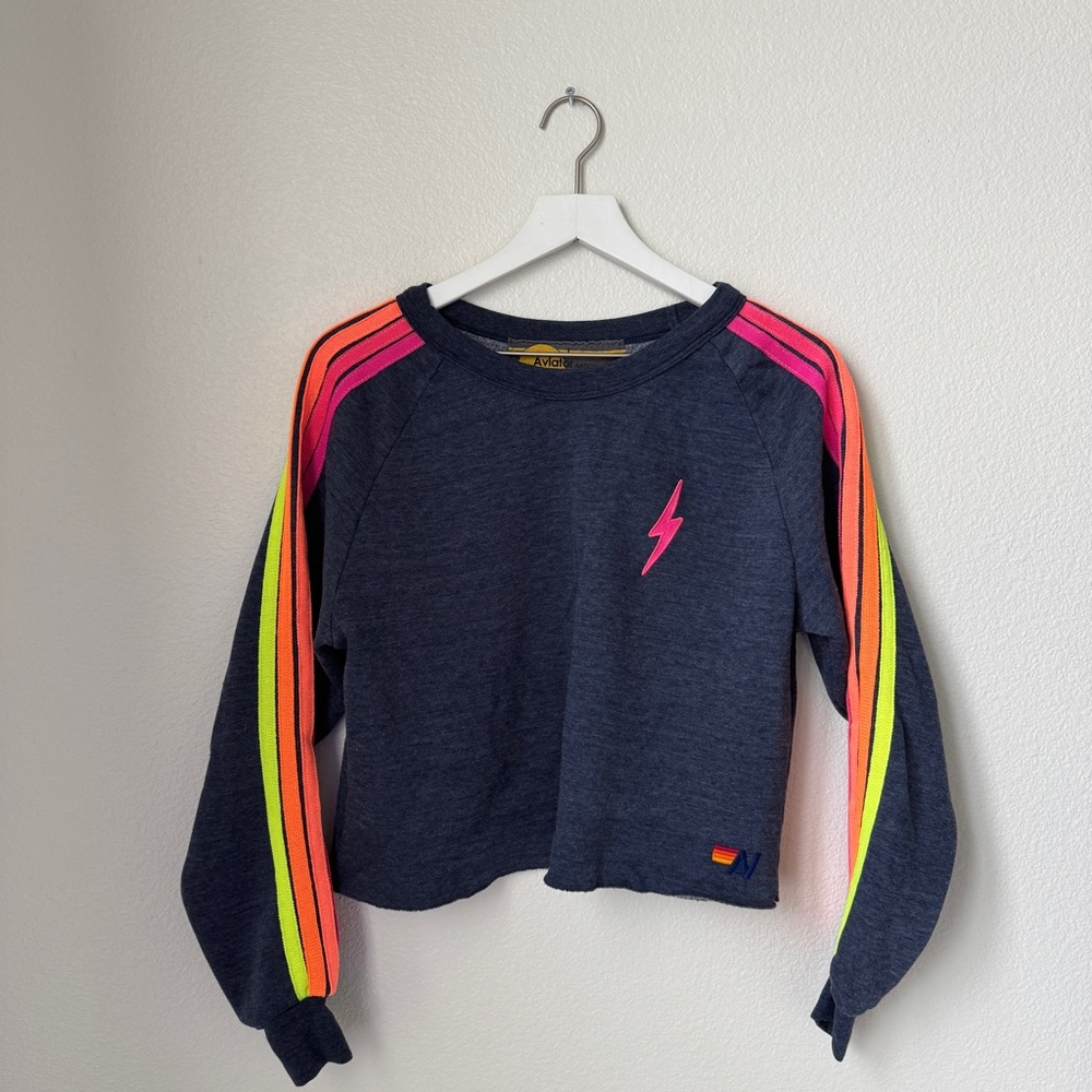 Aviator Nation Cropped Sweatshirt